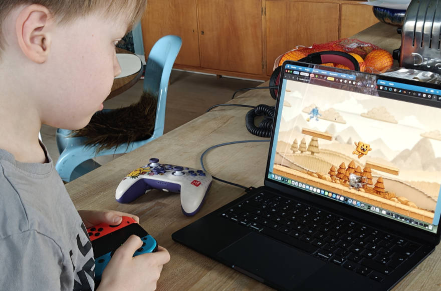 A 7-Year-Old’s Sketchbook, a Codex Project Folder, and a 2D Platformer