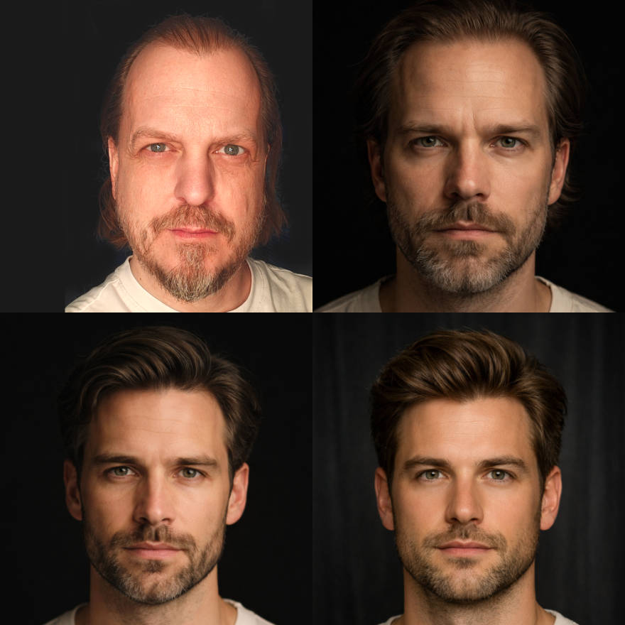 Recursive image generation using 1000-word descriptions